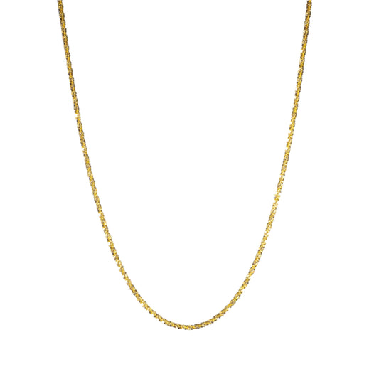 Dazzling Diamond Cut Chain Necklace