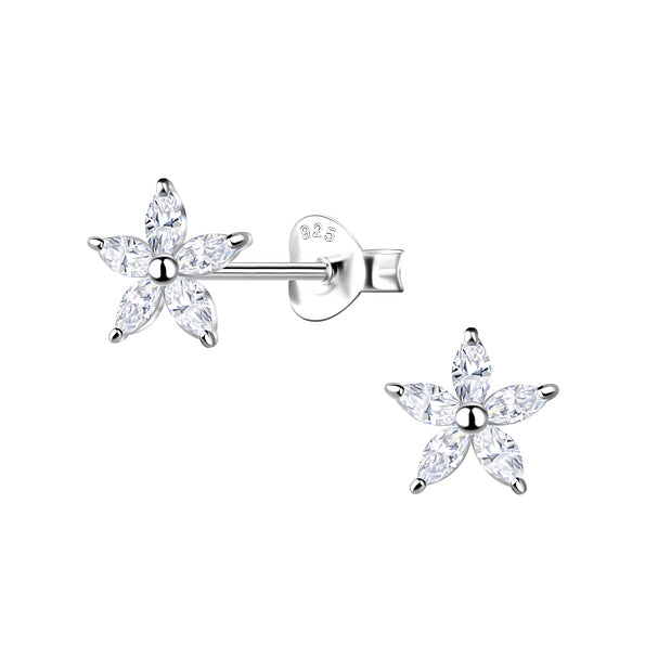 Twinkle Twinkle White CZ Stud Earrings